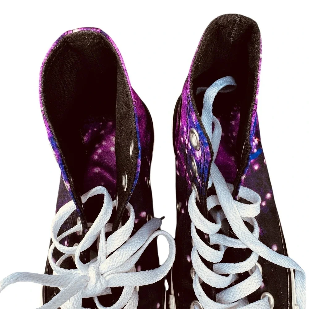 Converse All Star Unicorn High‎ Top Sneakers Purple Black Mens Sz 4 Womens 6